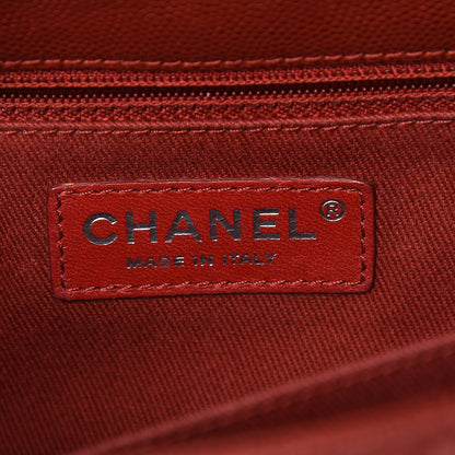 Chanel Caviar Quilted Mini Coco Handle Flap Dark Red 6 of 12