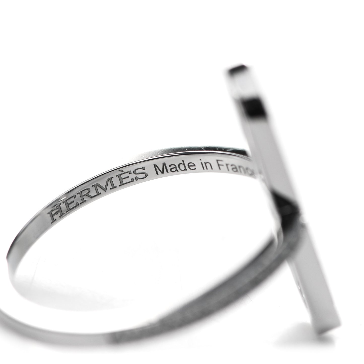 18K White Gold Diamond Ever Chaine d'Ancre Ring 53 6.25