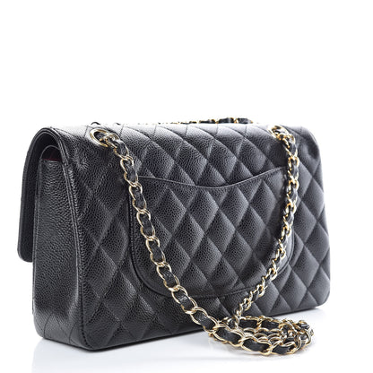 Chanel Caviar Quilted Medium Double Flap Black 3 of 10