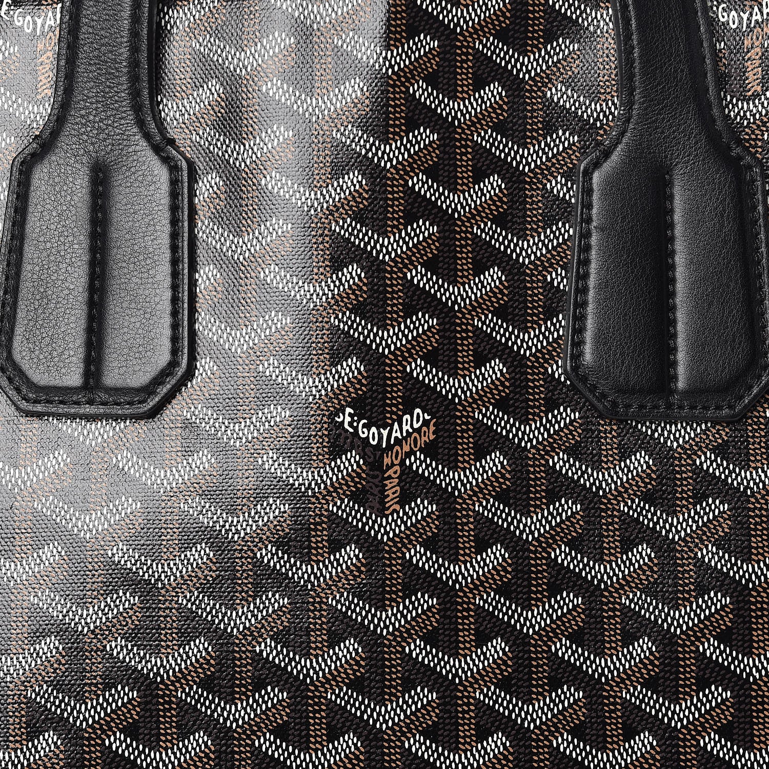 Goyard Goyardine Voltaire Tote Black 8 of 17