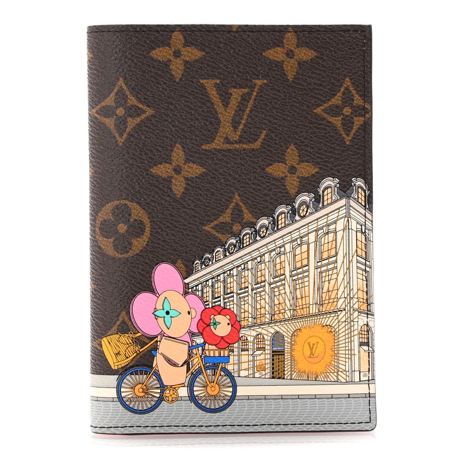 Louis Vuitton Monogram 2022 Christmas Animation Paris Passport Cover Pink 1 of 7