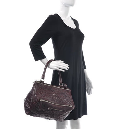 Givenchy Tumbled Sheepskin Medium Pandora Oxblood 2 of 8