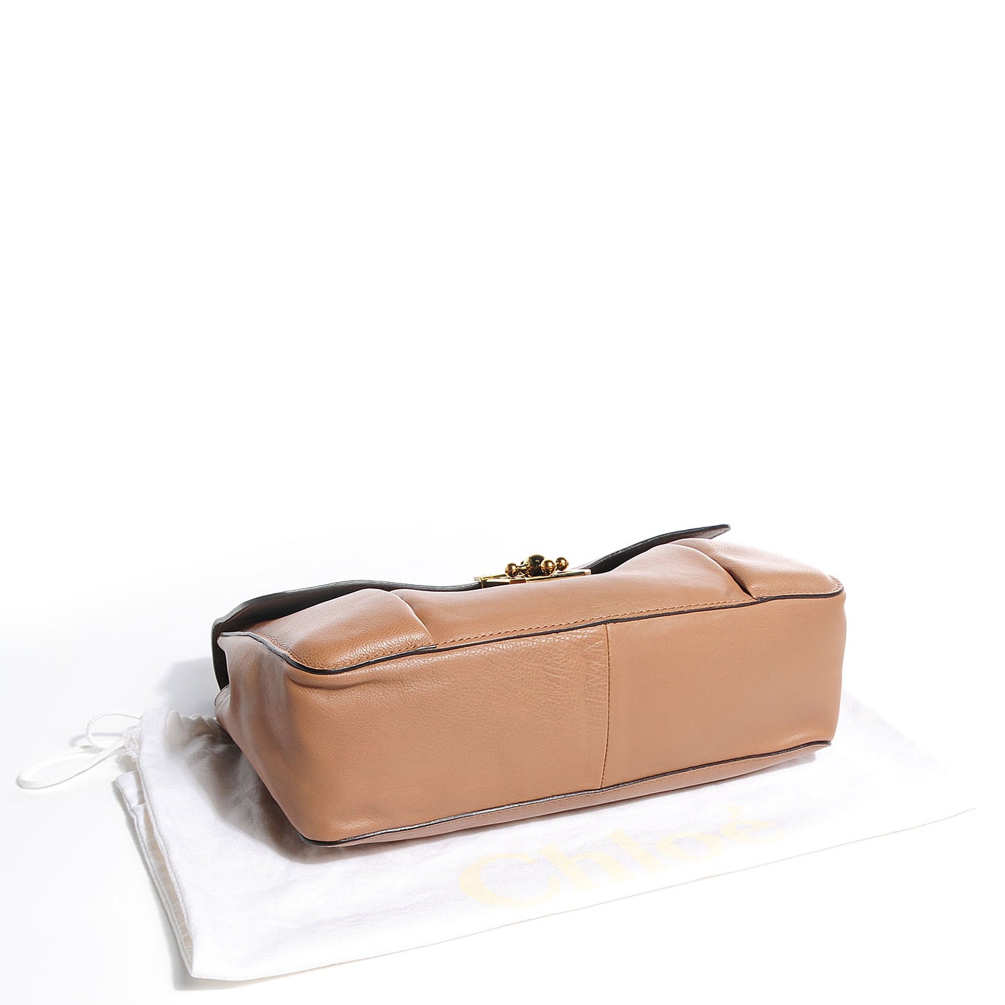 Calfskin Large Elsie Shoulder Bag Blush