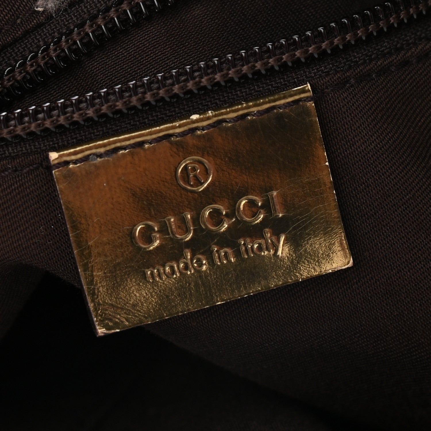 Gucci Monogram Web Medium Half Moon Hobo Gold Pink 6 of 11