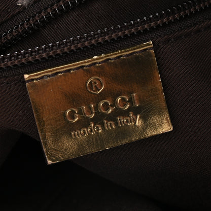 Gucci Monogram Web Medium Half Moon Hobo Gold Pink 6 of 11