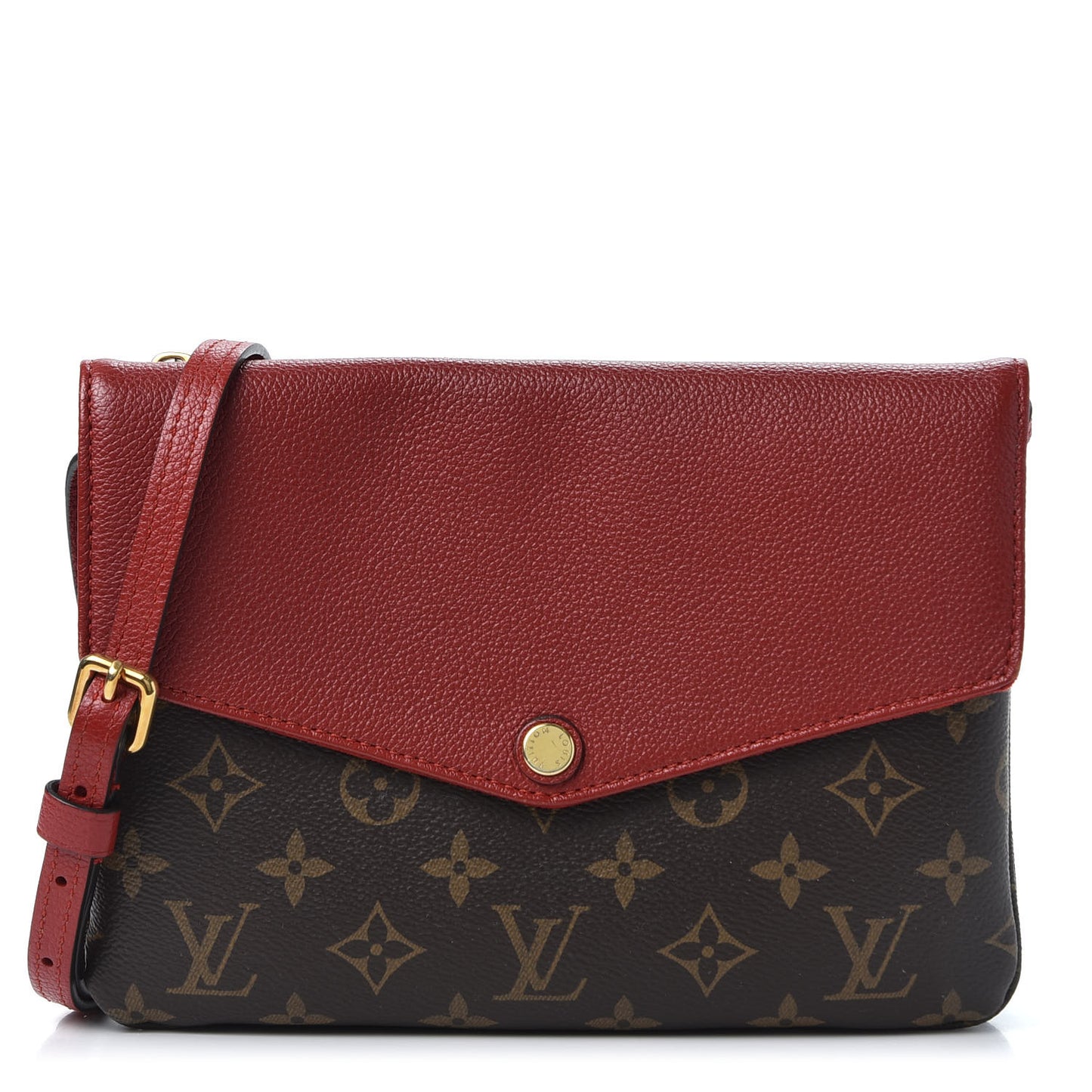 Monogram Twice Pochette Cherry