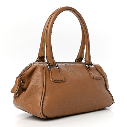 Chanel Calfskin Small Tassel Bowler Light Brown 3 of 9
