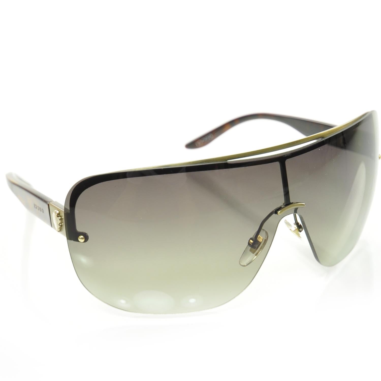 Gucci Tortoise Shell Crest Sunglasses 1893 S 1 of 7