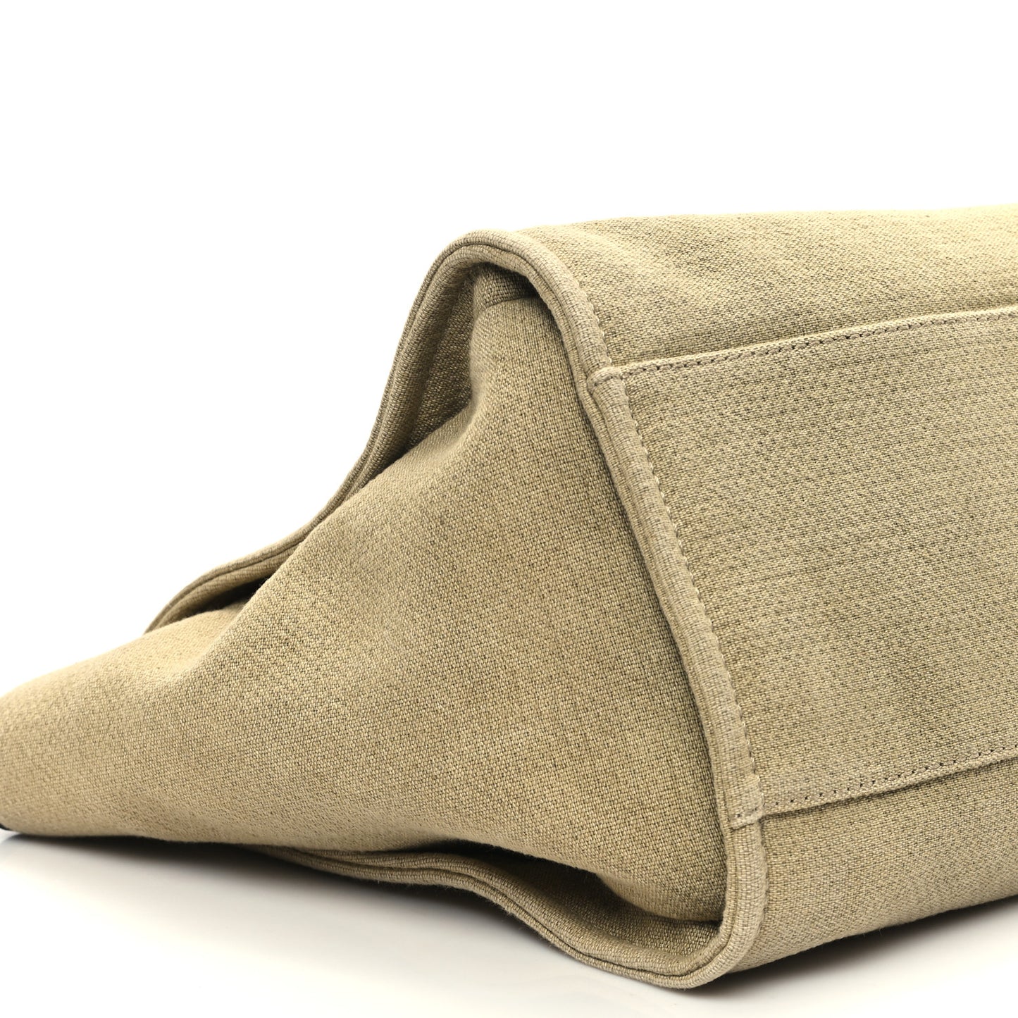 Canvas Medium Deauville Tote Beige Black