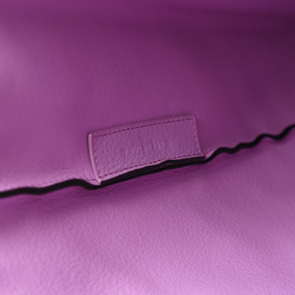 Balenciaga Veau Baltimore Double Sided Medium Everyday Tote Black Purple 8 of 13