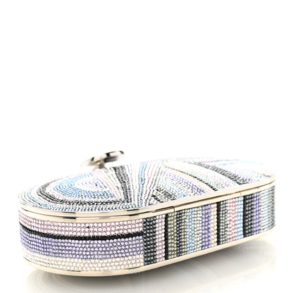 Judith Leiber Swarovski Crystal Minaudiere Clutch Multicolor 5 of 11