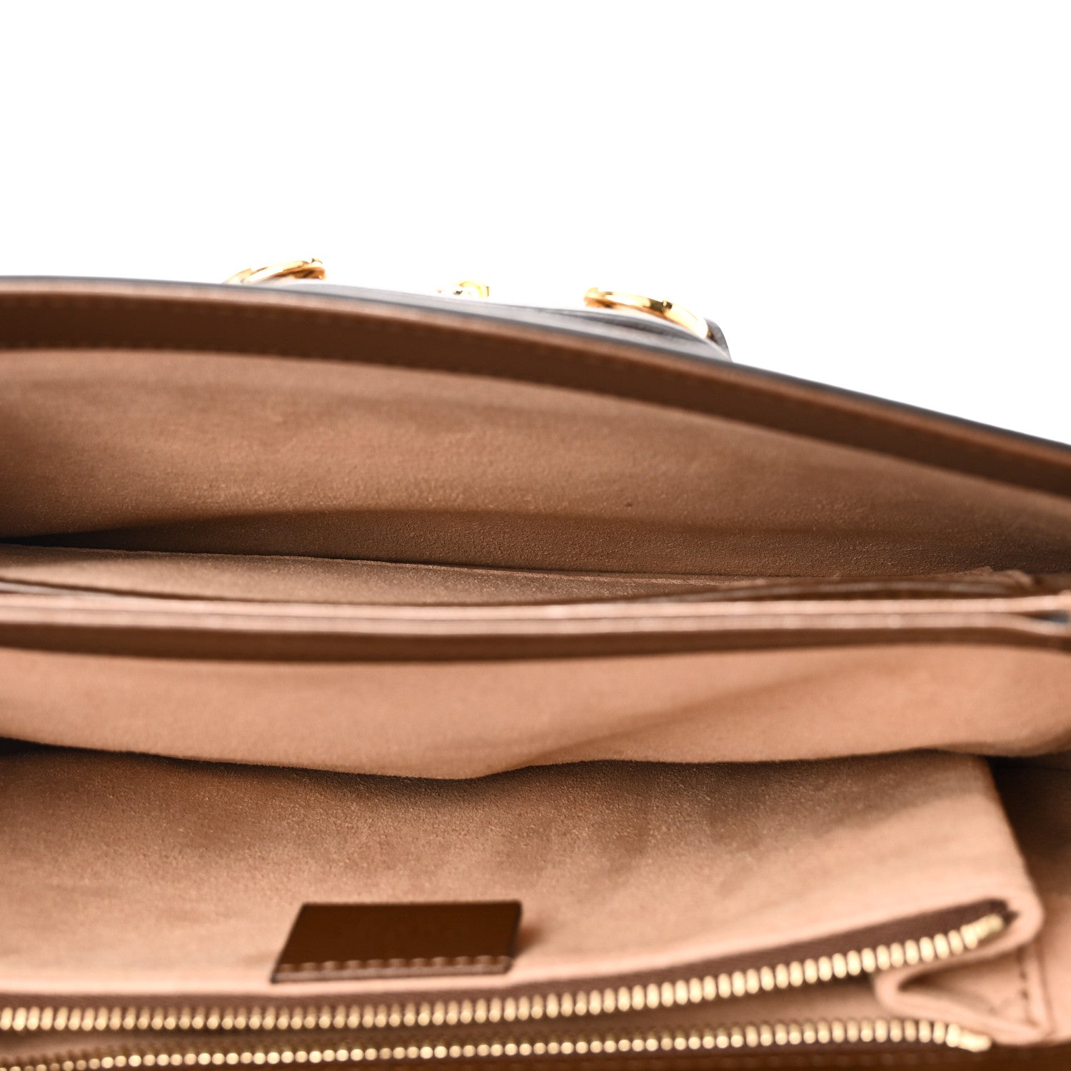 Gucci Azalea Calfskin Horsebit 1955 Shoulder Bag  Brown Sugar 5 of 11