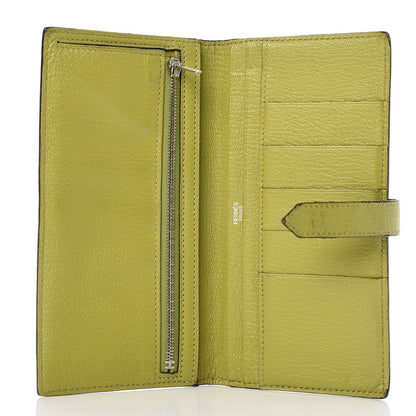 Hermes Chevre Mysore Bearn Wallet Vert Anis 5 of 18