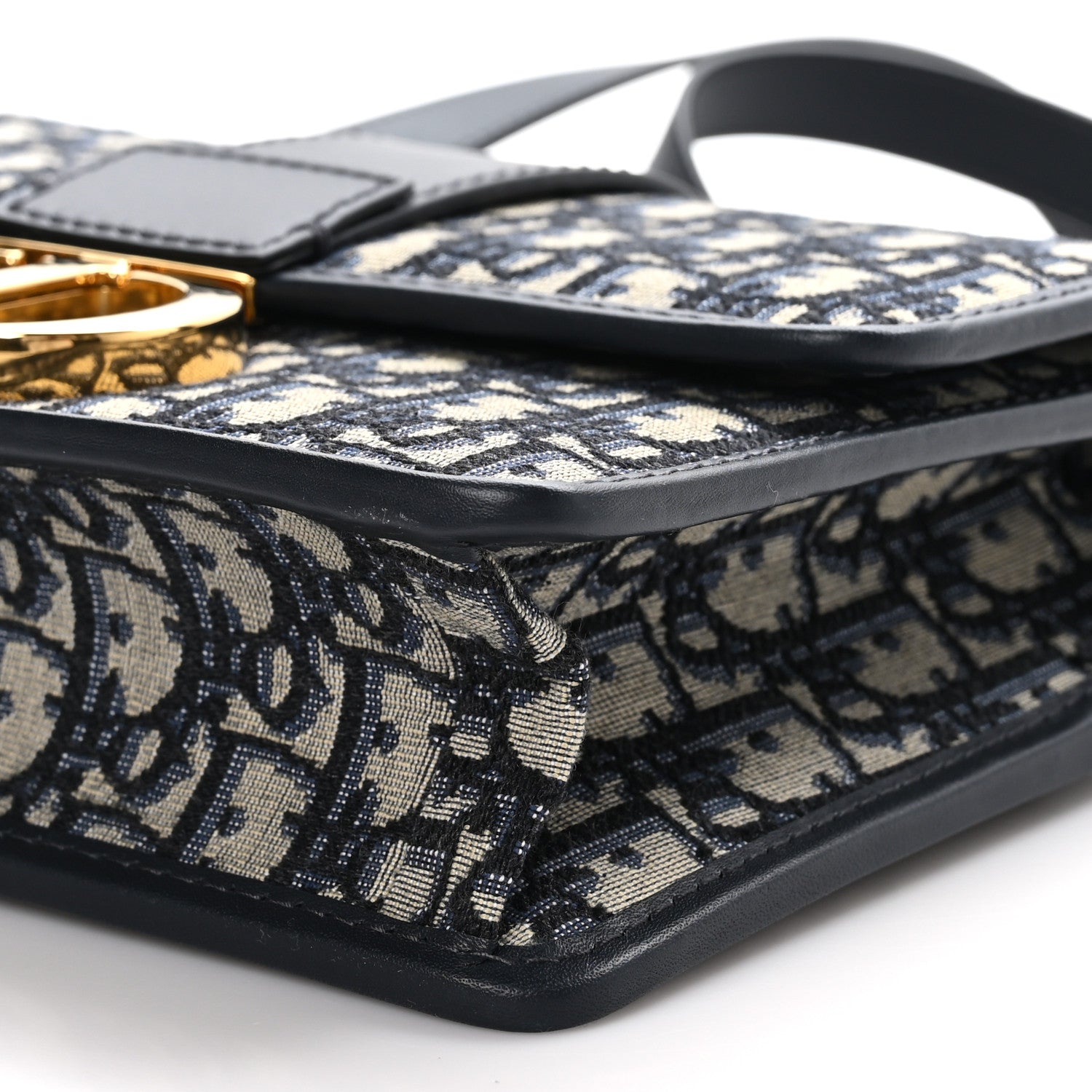 Christian Dior Oblique 30 Montaigne Flap Bag Blue 9 of 9