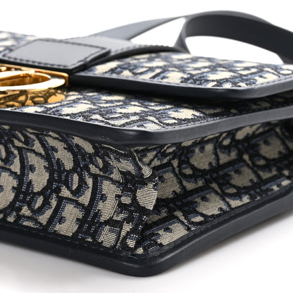Christian Dior Oblique 30 Montaigne Flap Bag Blue 9 of 9