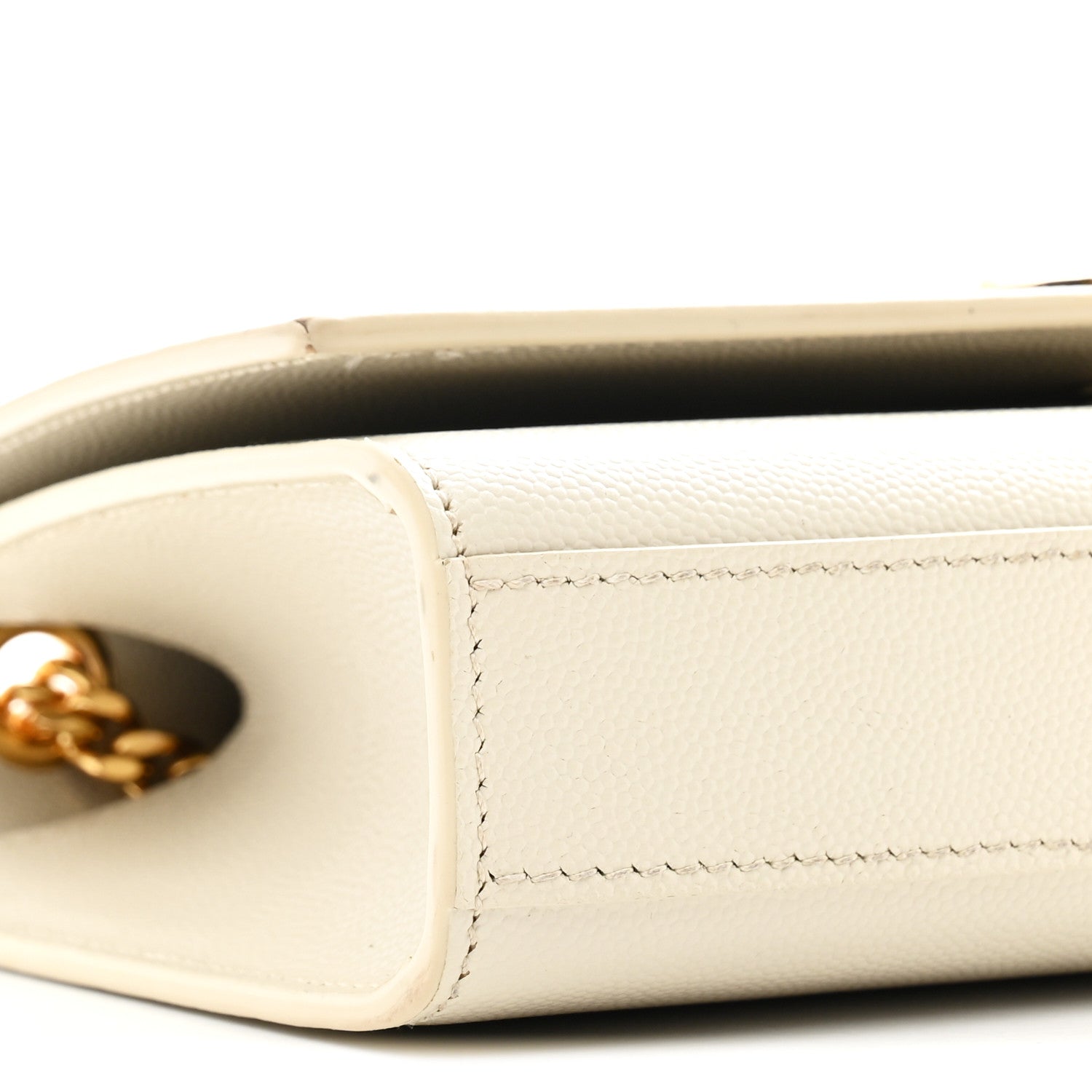 Saint Laurent Grain De Poudre Small Monogram Kate Satchel Crema Soft 9 of 11