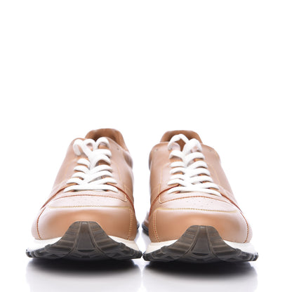 Louis Vuitton Calfskin Run Away Sneakers 10 Tan 2 of 8