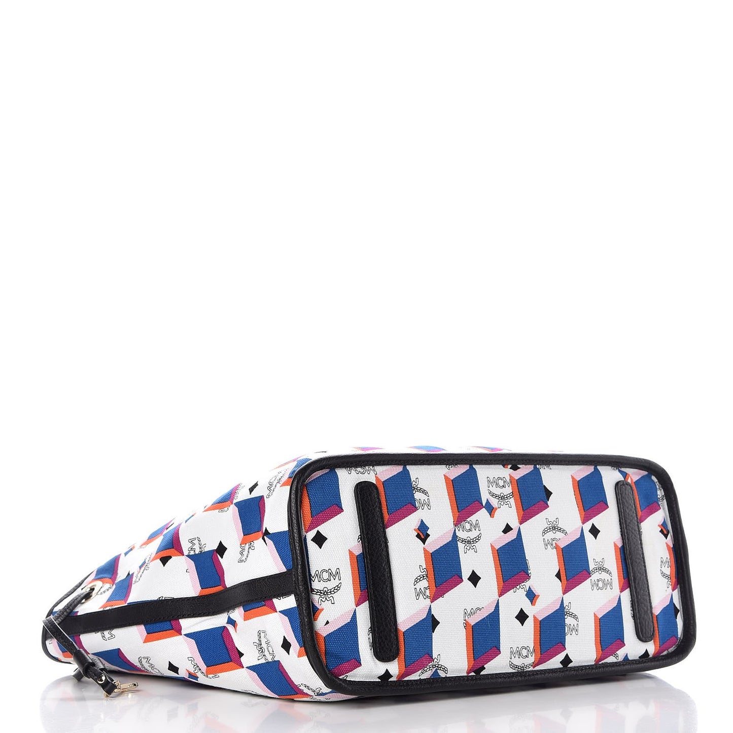 Visetos Medium Project Reversible Shopper Tote White