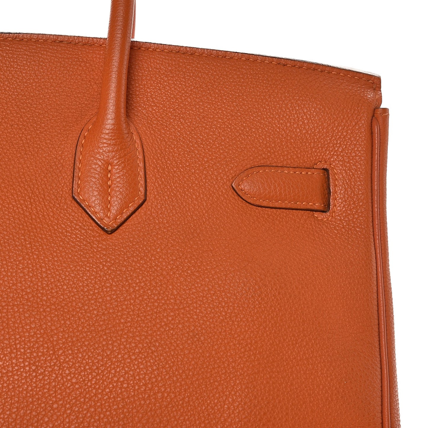Togo Birkin 35 Orange