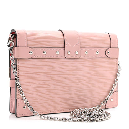 Louis Vuitton Epi Trunk Chain Wallet Rose Ballerine 3 of 8
