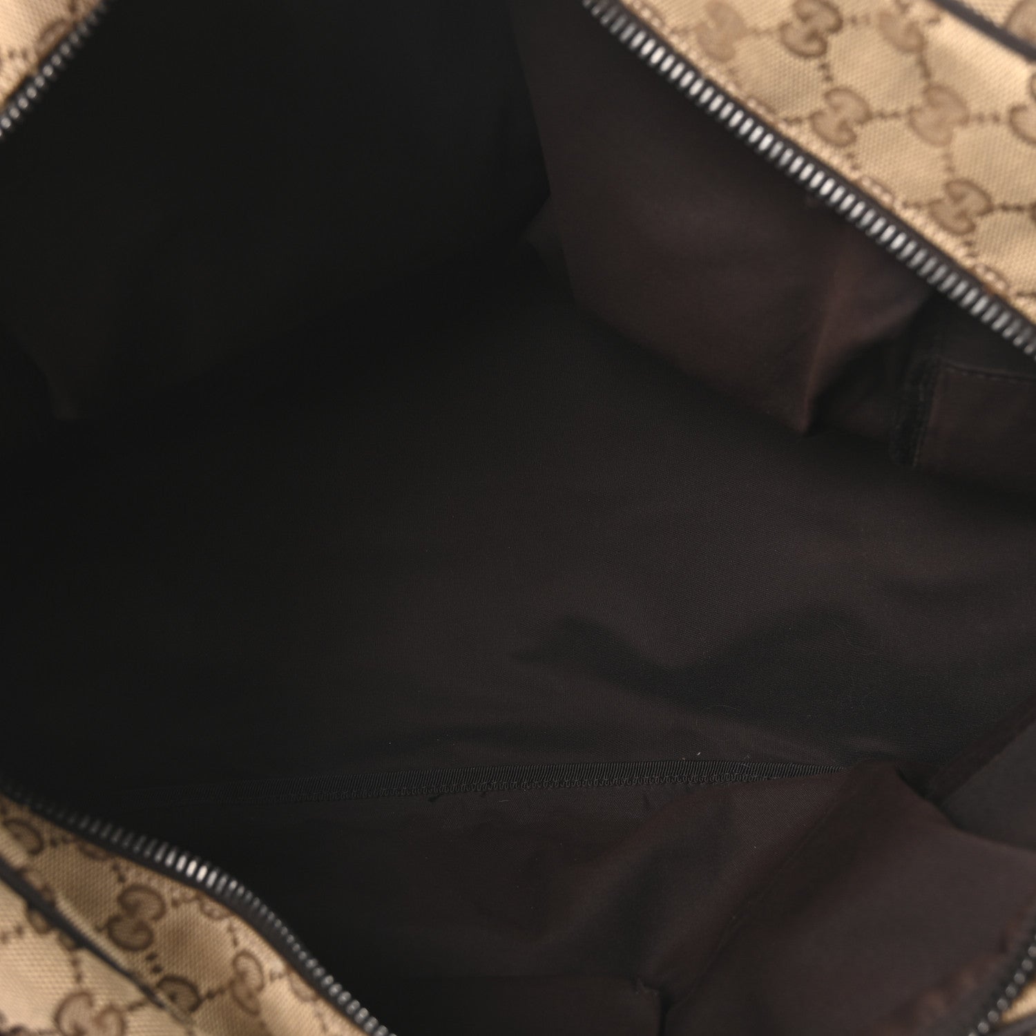 Gucci GG Monogram Web Duffle Bag Dark Brown 5 of 9