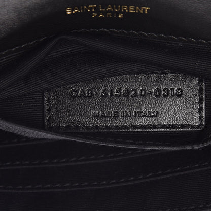 Saint Laurent Lambskin Patchwork Monogram Small Jamie Black 9 of 10