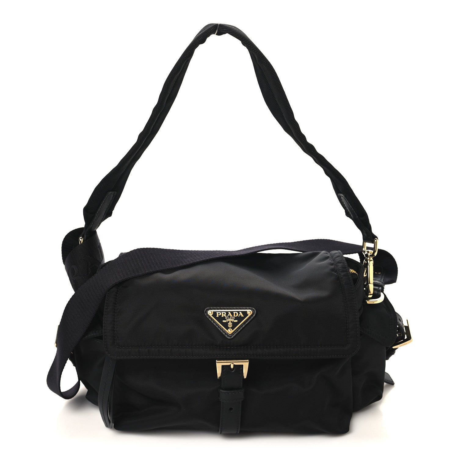 Prada Re-Nylon Medium Explore Shoulder Bag Black 1 of 9