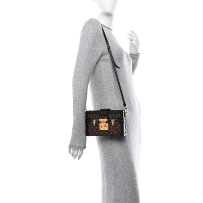 Louis Vuitton LOUIS VUITTON Monogram Petite Malle Black 2 of 9