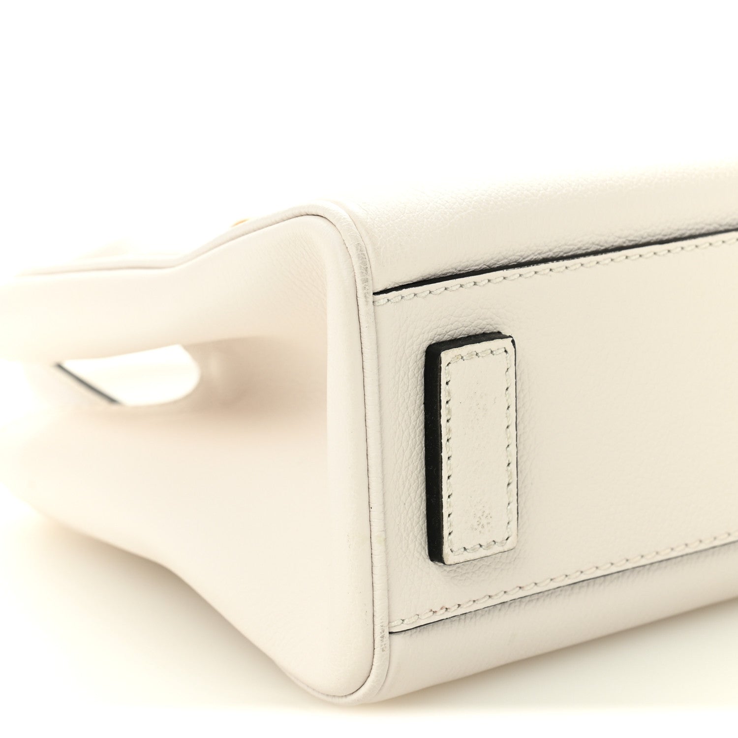 Versace Grained Calfskin Small La Medusa Chain White 8 of 9