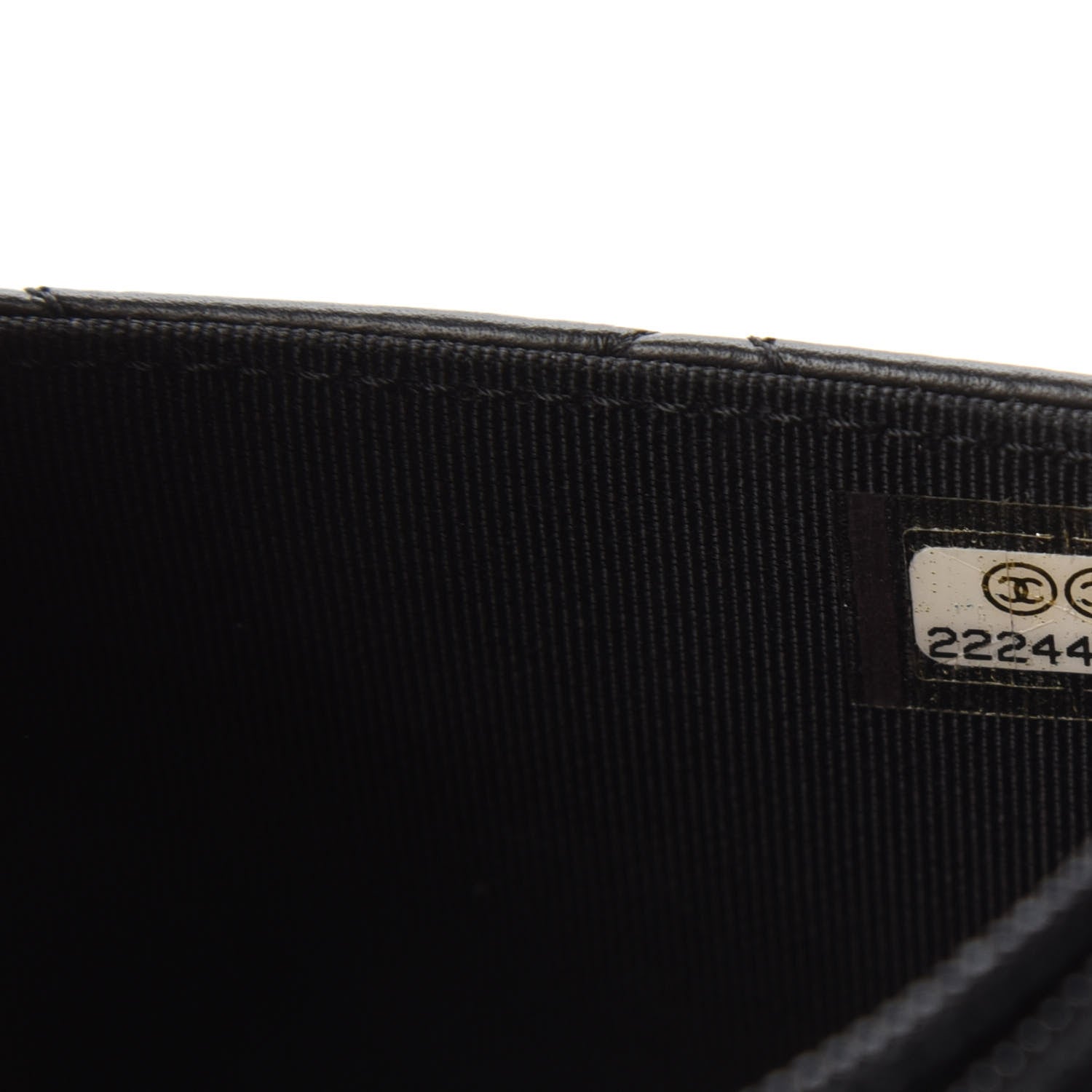 Chanel Aged Calfskin Quilted Reissue Wallet On Chain WOC Black 10 of 12