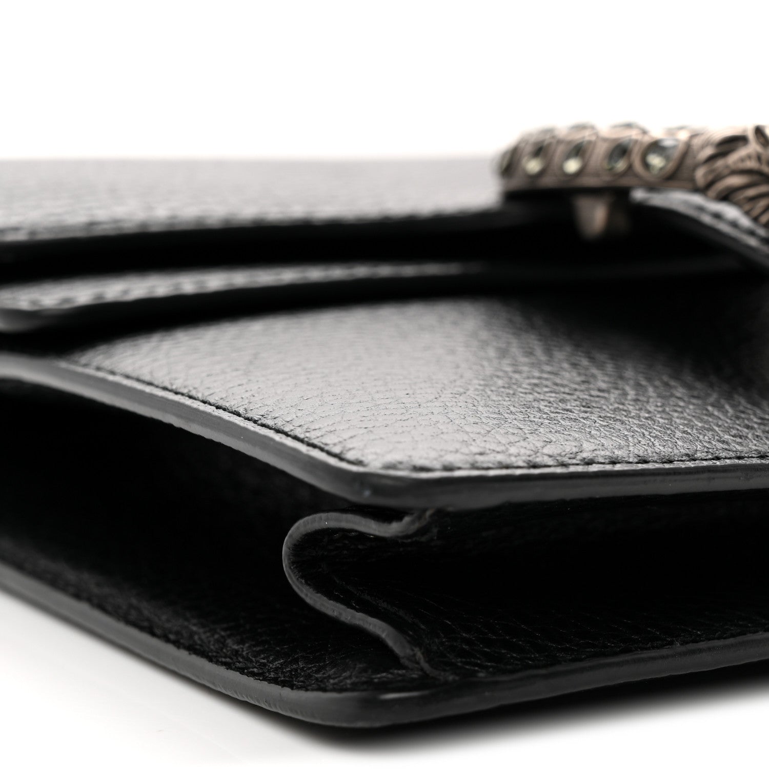 Gucci Calfskin Mini Dionysus Shoulder Bag Black 9 of 10