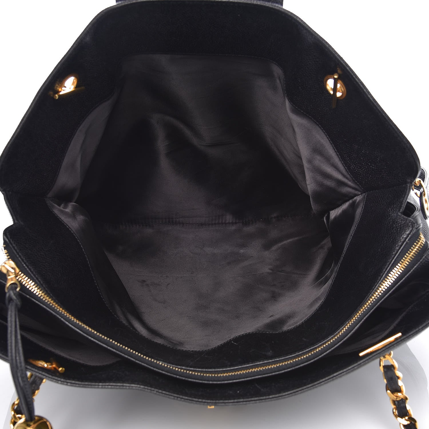 Chanel Caviar XL Weekender Bag Black 5 of 16