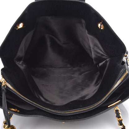 Chanel Caviar XL Weekender Bag Black 5 of 16