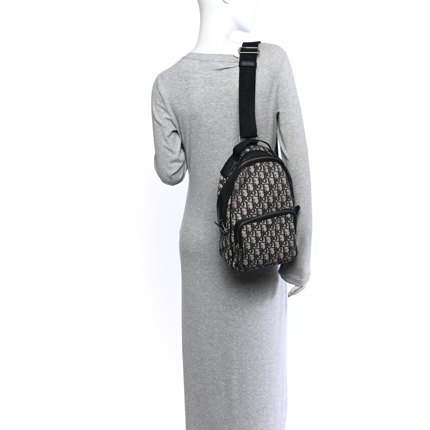 Christian Dior Oblique Mini Rider Backpack Black 2 of 11