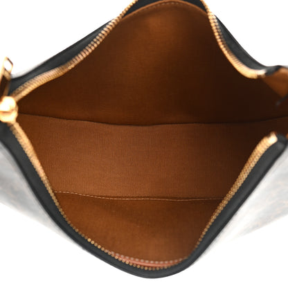 Celine Triomphe Canvas Calfskin Ava Shoulder Bag Tan 5 of 11