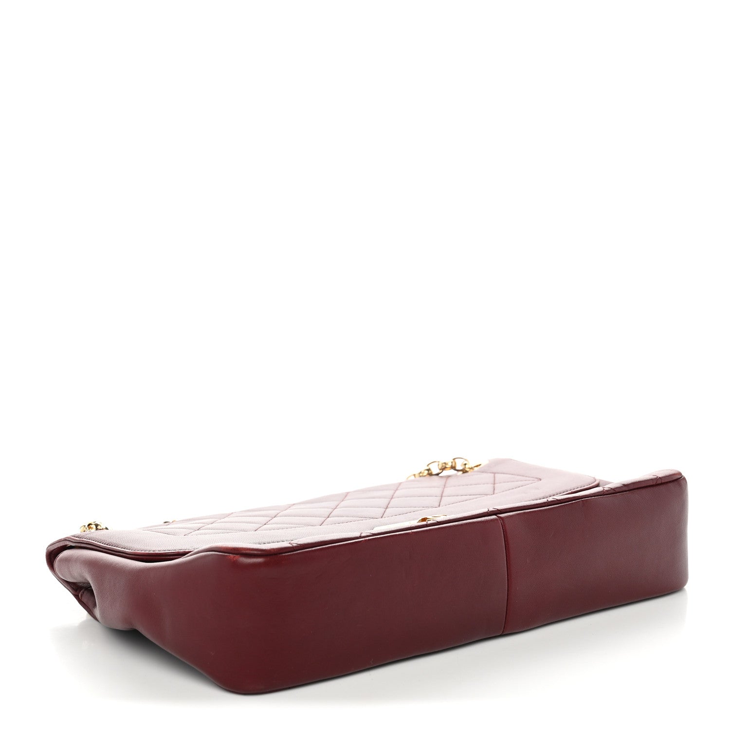 Chanel Lambskin Quilted Large Chic With Me Flap Rouge Fonce 4 of 10
