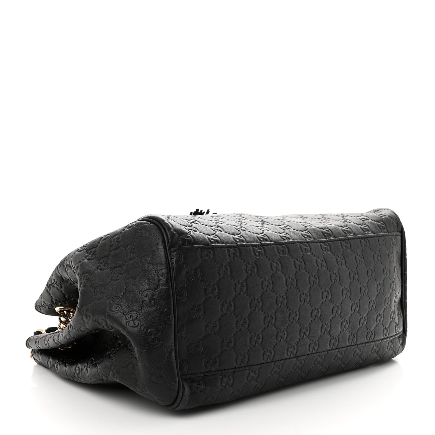 Guccissima Medium Emily Shoulder Bag Black