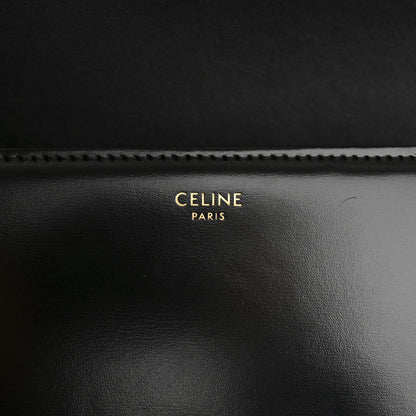 Celine Shiny Calfskin Teen Triomphe Black 6 of 12