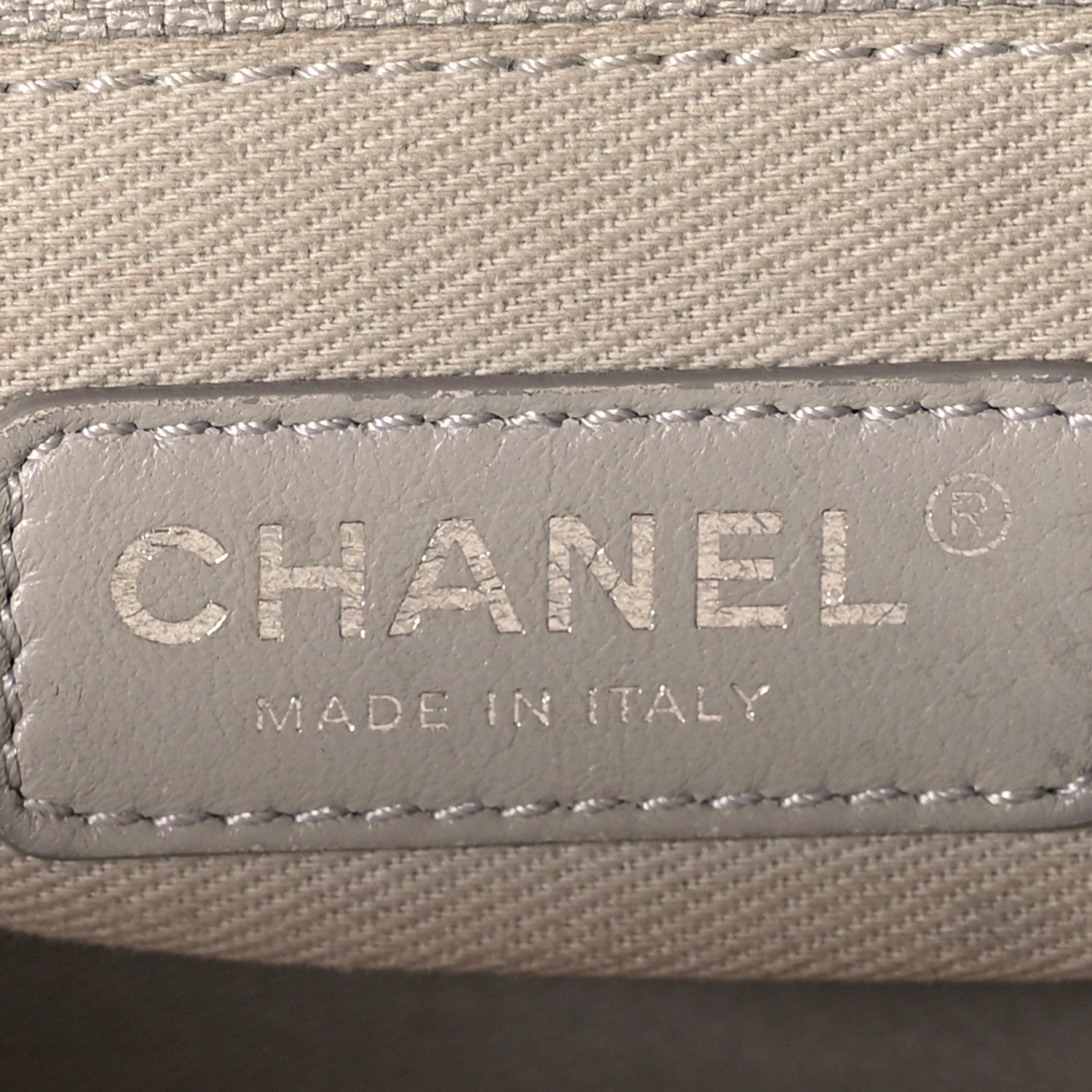 Chanel Grained Calfskin Quilted CC Bowler Tote Red 6 of 10