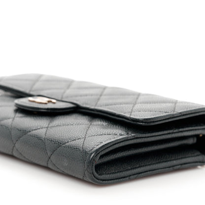 Chanel Caviar Quilted Classic Clutch With Chain Black 11 of 11