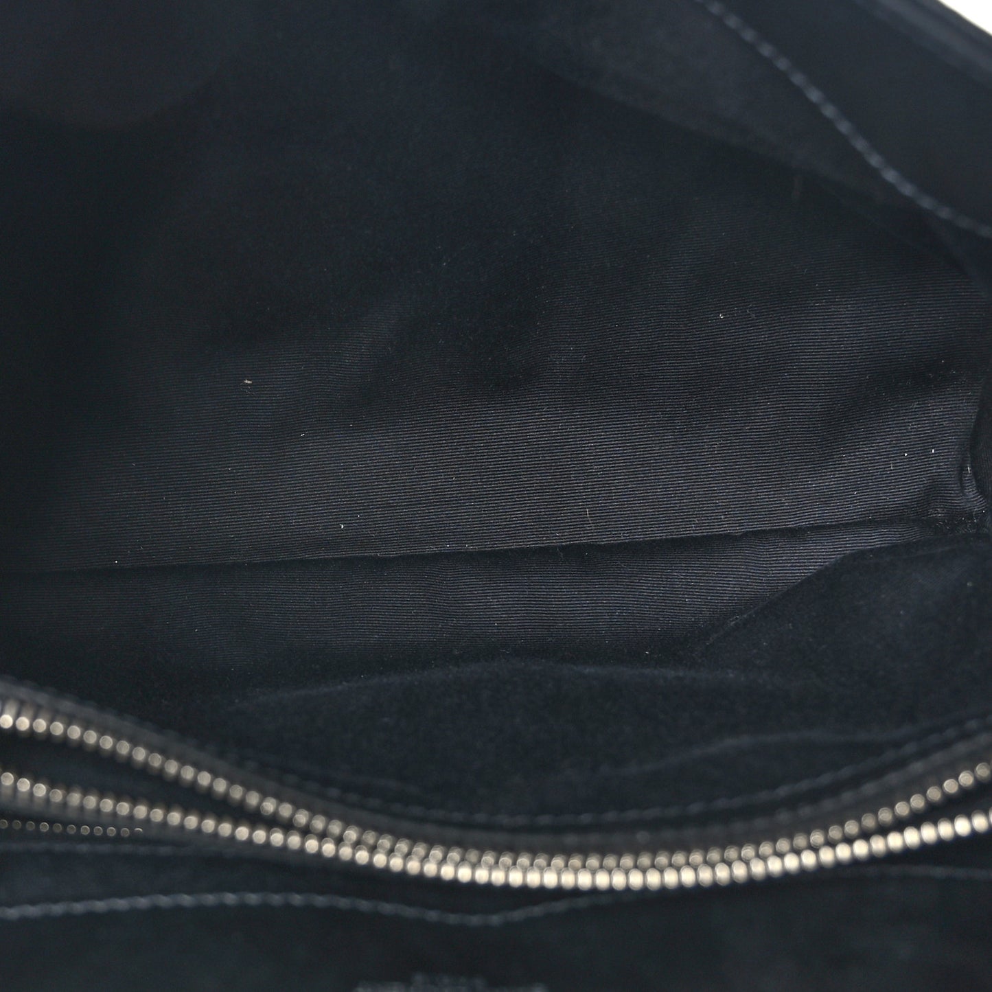 Calfskin Y Quilted Monogram Medium Loulou Chain Satchel Black
