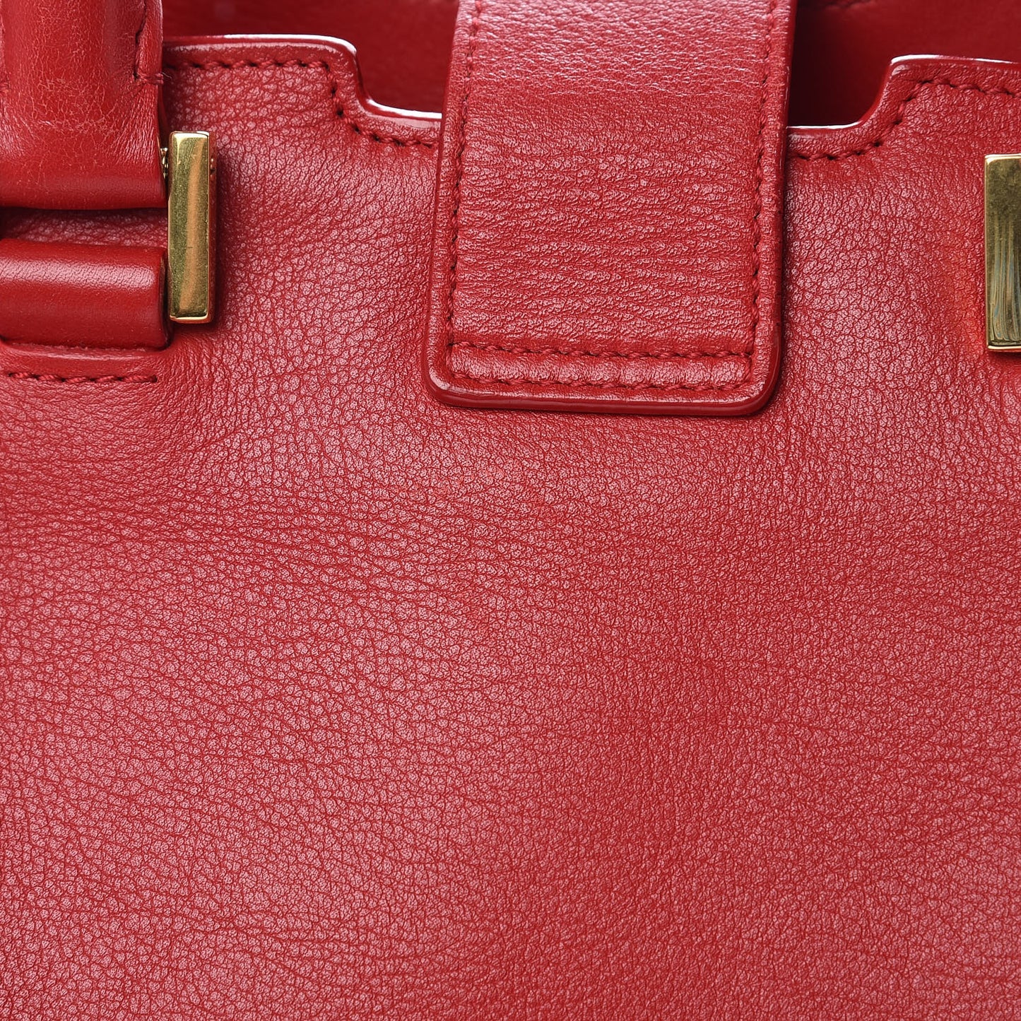 Calfskin Small Classic Y Cabas Rouge Orient