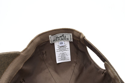 Hermes Cashmere Serena Eperon d'Or Cap 59 Toundra Beige De Weimar 7 of 7