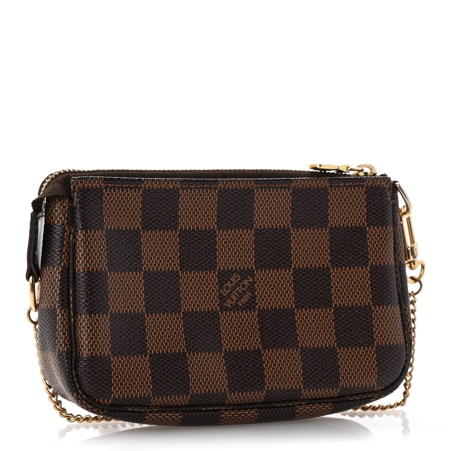 Louis Vuitton Damier Ebene Complice Trunks and Bags Mini Pochette Accessories Red 3 of 8