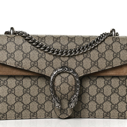 Gucci GG Supreme Monogram Small Dionysus Shoulder Bag Taupe 8 of 12