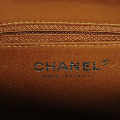 Chanel Calfskin Quilted Small Bowler Brown 6 of 7