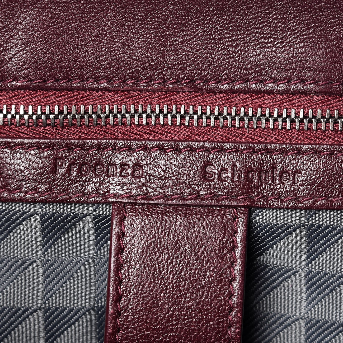 Lambskin Large PS1 Satchel Oxblood