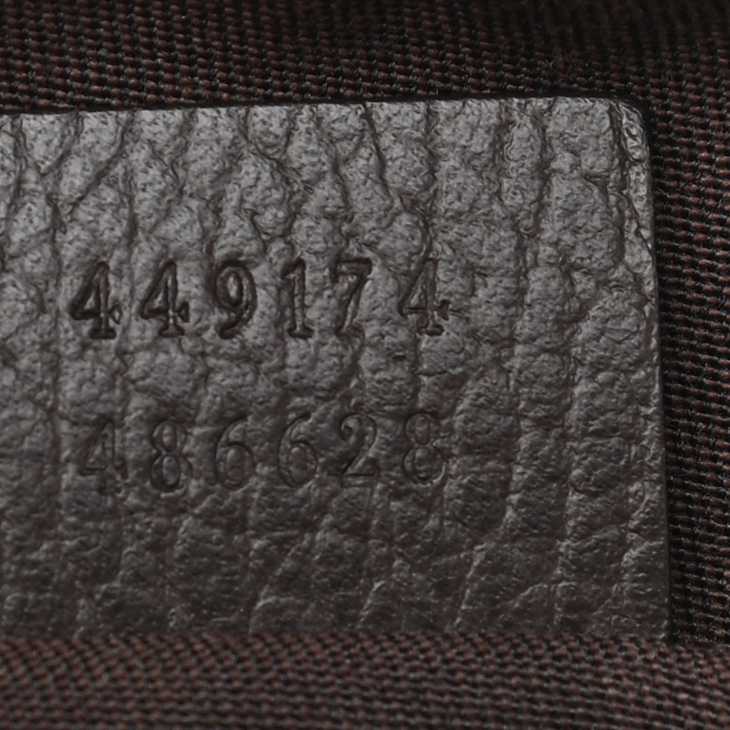 Monogram Belt Bag Dark Brown