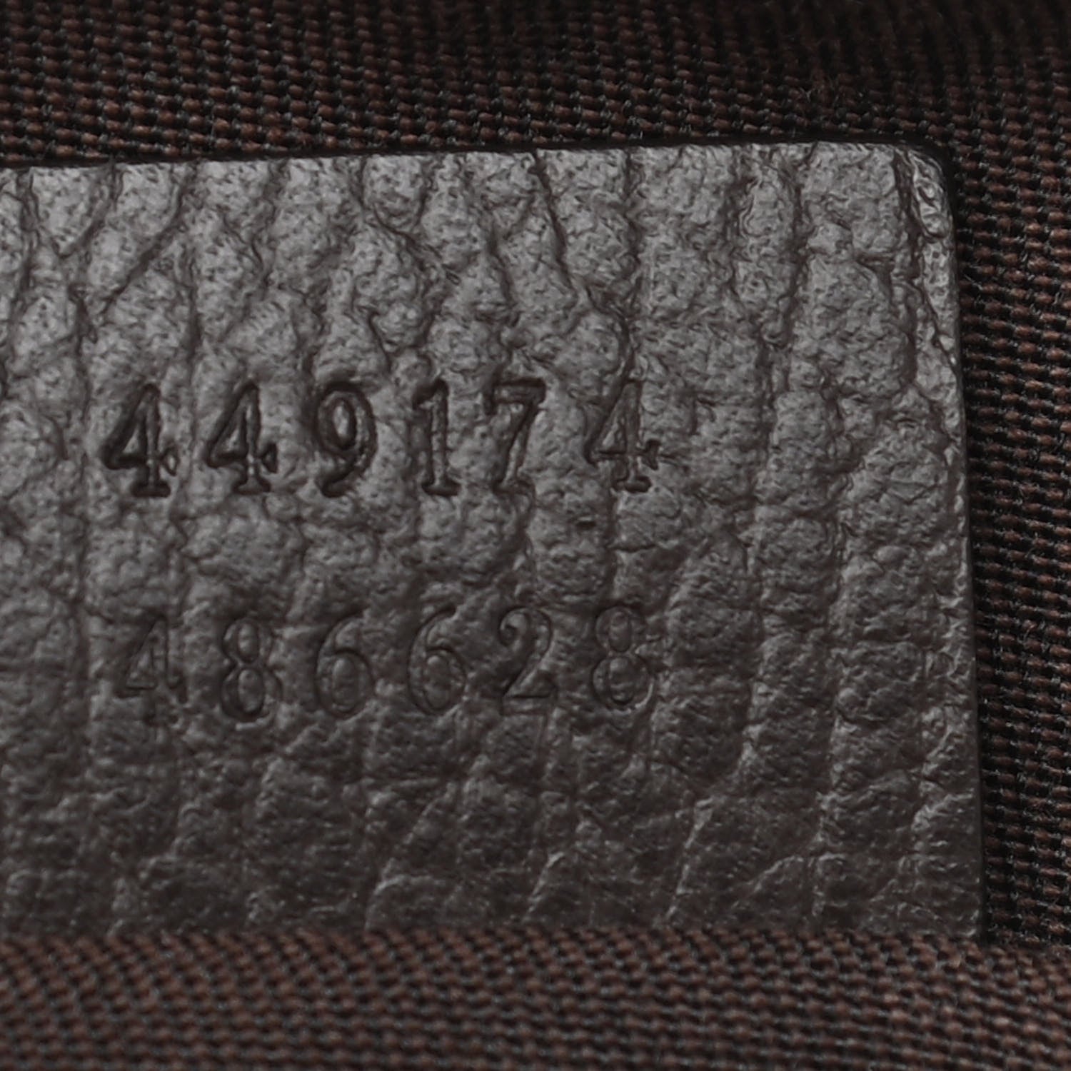 Gucci Monogram Belt Bag Dark Brown 7 of 11