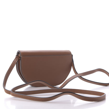Burberry Calfskin Micro Olympia Card Case Warm Tan 3 of 9
